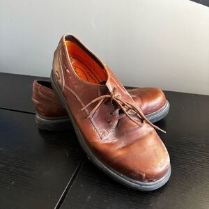 Timberland Mens Brown Leather Smart Comfort System Casual Oxford Shoes Size 11M